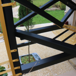 Création de pergola avec toiture véranda en PVC Erstein